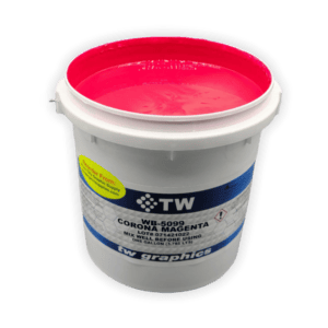 TW 5099 Gloss Corona Magenta Water Based Poster Ink – Perfect for Flat Stock