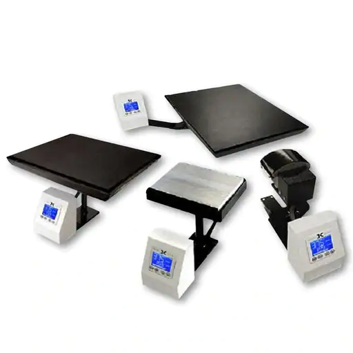 Geo Knight Bottom Heat Platen – 3x5 Heated Pedestal for Cap Presses | Scorch-Free Applications
