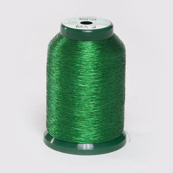 KingStar Metallic Embroidery Thread – Green MA3