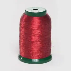 KingStar® Metallic Embroidery Thread – Red MA4
