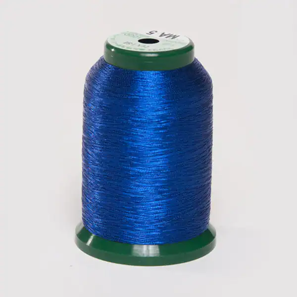 KingStar® Metallic Embroidery Thread – Dark Blue MA5 KingStar® Metallic Embroidery Thread – Dark Blue MA5