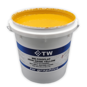 TW 5560 Flat Iron Oxide Yellow Water Based Poster Ink