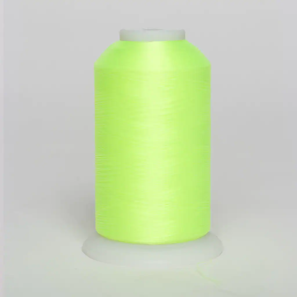 Exquisite 021 Spring Green Polyester Embroidery Thread – 5000M Cone
