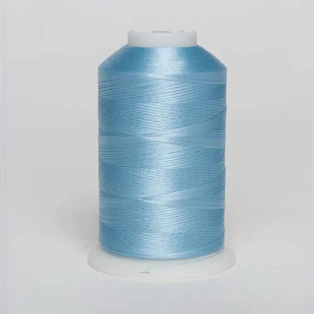 Exquisite Polyester 403 Chambray Blue Embroidery Thread for Professionals