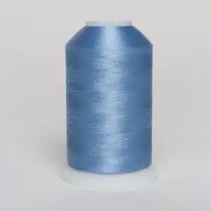 Exquisite Polyester 406 Celestial Blue Embroidery Thread for Professionals