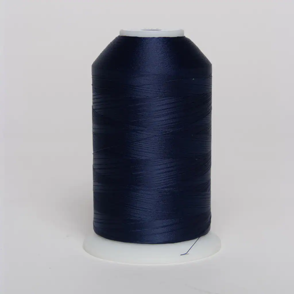 Exquisite 416 Light Navy Polyester Embroidery Thread – 5000M Cone