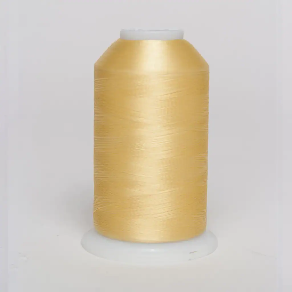 Exquisite Polyester 601 Custard Embroidery Thread for Professionals