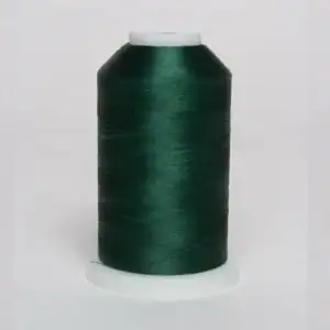Exquisite 695 Dark Green Polyester Embroidery Thread – 5000M Cone
