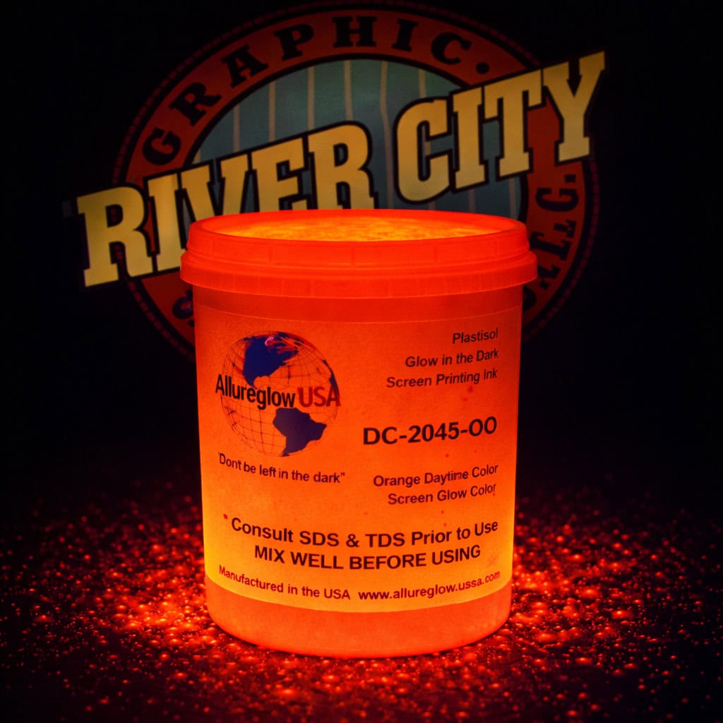 Allureglow Orange Orange Discharge Logo