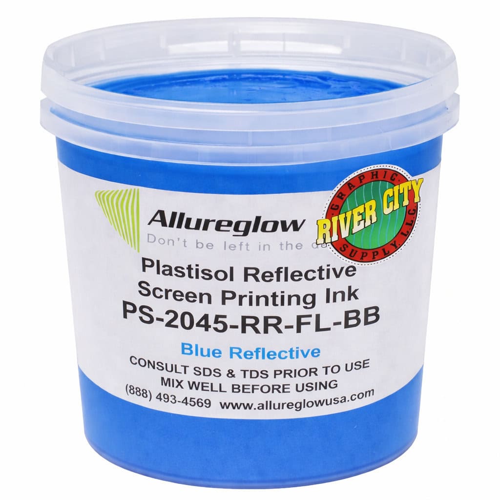 Allureglow Blue Blue Reflective Plastisol