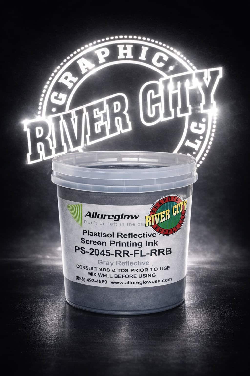 Allureglow Gray Reflective Plastisol