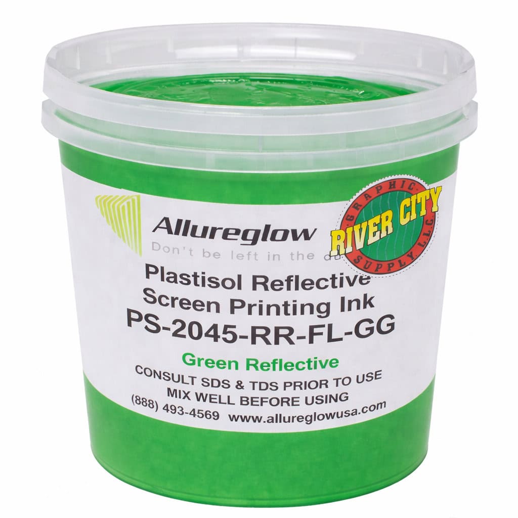 Allureglow Green Green Reflective Plastisol