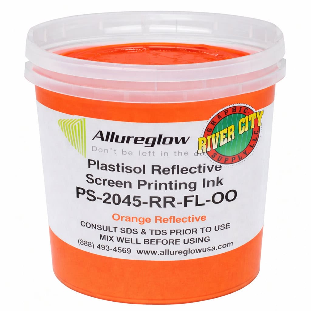 Allureglow Orange Orange Reflective Plastisol