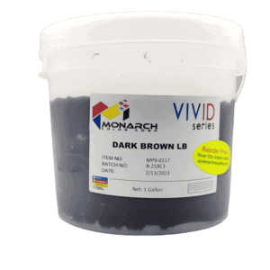 Monarch Vivid LB Dark Brown – Soft and Creamy Screen Printing Ink