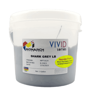 Monarch Vivid LB Shark Grey Plastisol Ink – Soft and Creamy Screen Printing Ink