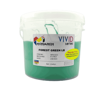 Monarch Vivid LB Forest Green – Soft and Creamy Screen Printing Ink