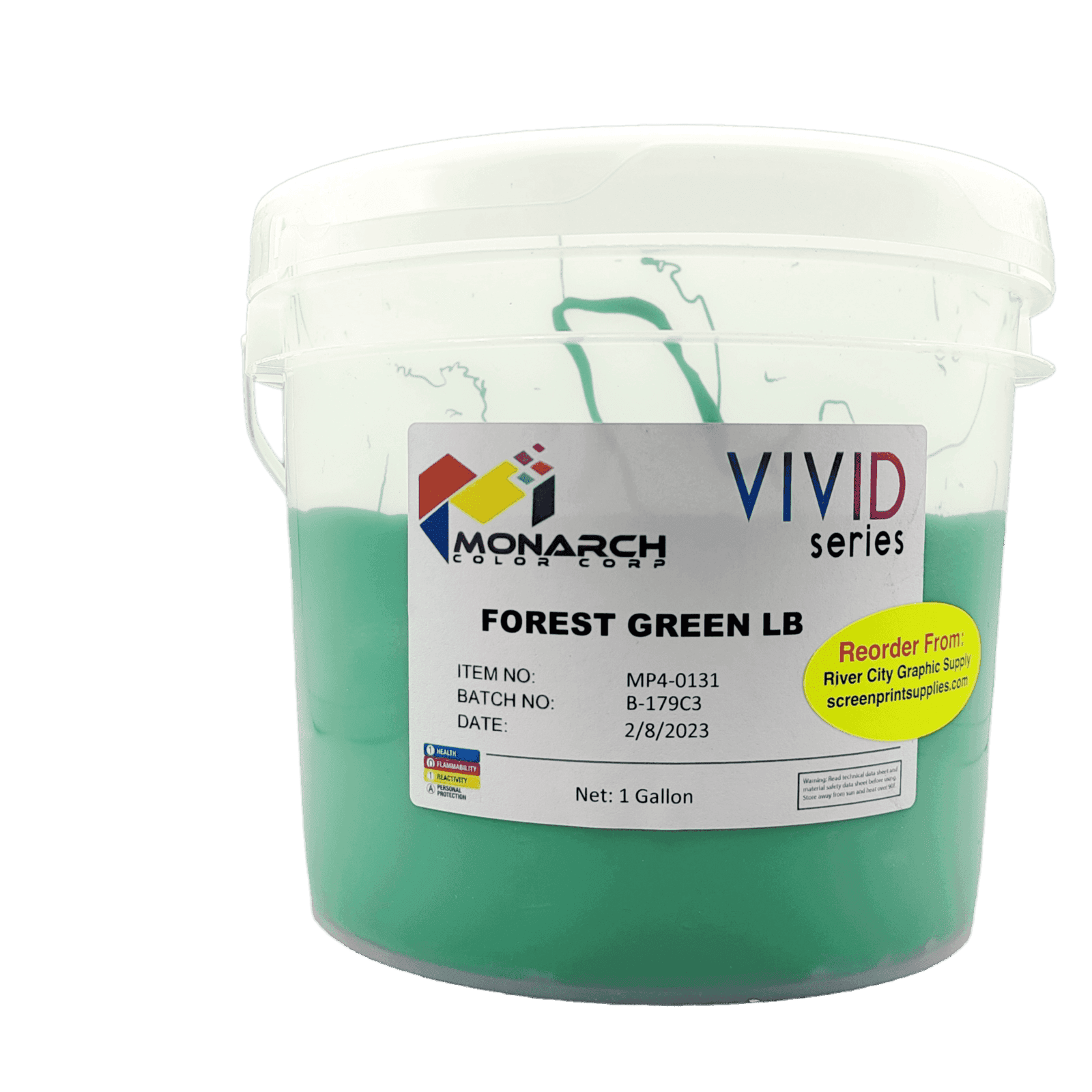 Monarch Vivid LB Forest Green – Soft and Creamy Screen Printing Ink