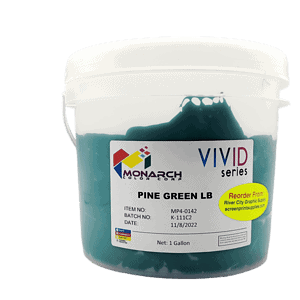 Monarch Vivid LB Pine Green Plastisol Ink – Soft and Creamy Screen Printing Ink