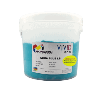 Monarch Vivid LB Plastisol Inks - Aqua Blue