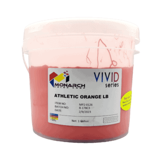 Monarch Vivid LB Athletic Orange – Soft and Creamy Screen Printing Ink