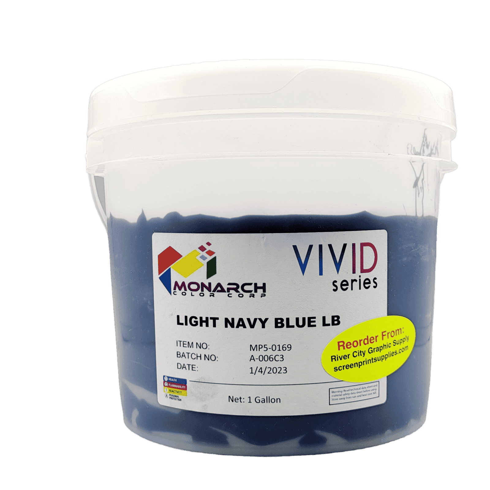 Monarch Vivid LB Plastisol Inks - Light Navy Blue