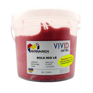 Monarch Vivid LB Bold Red – Soft and Creamy Screen Printing Ink