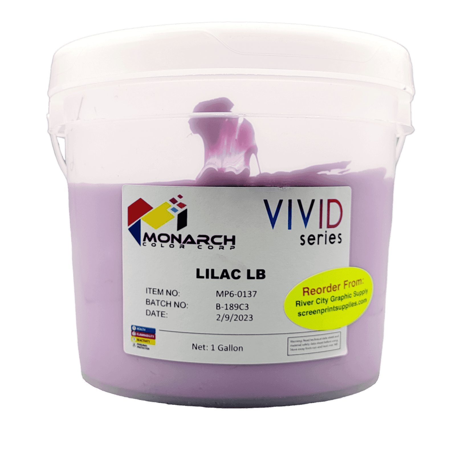 Monarch Vivid LB Lilac Plastisol Ink – Soft and Creamy Screen Printing Ink