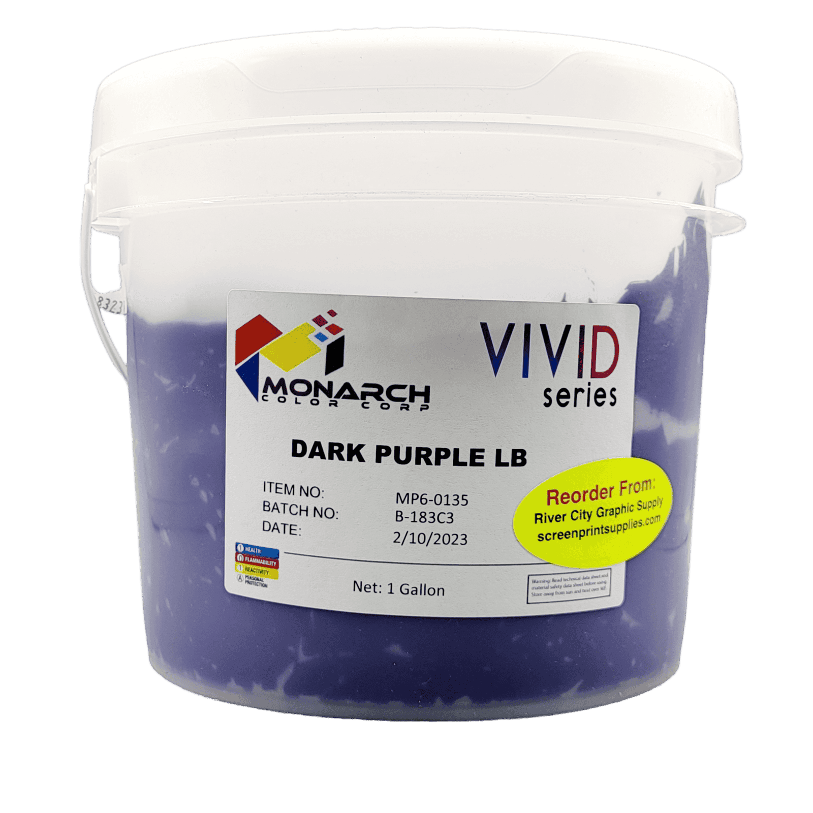 Monarch Vivid LB Dark Purple Plastisol Ink – Soft and Creamy Screen Printing Ink