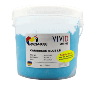 Monarch Vivid LB Caribbean Blue – Soft and Creamy Screen Printing Ink