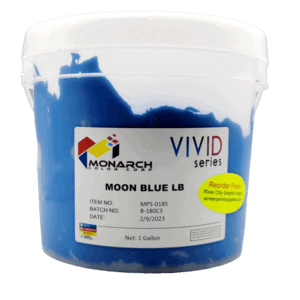 Monarch Vivid LB Moon Blue Plastisol Ink – Soft and Creamy Screen Printing Ink