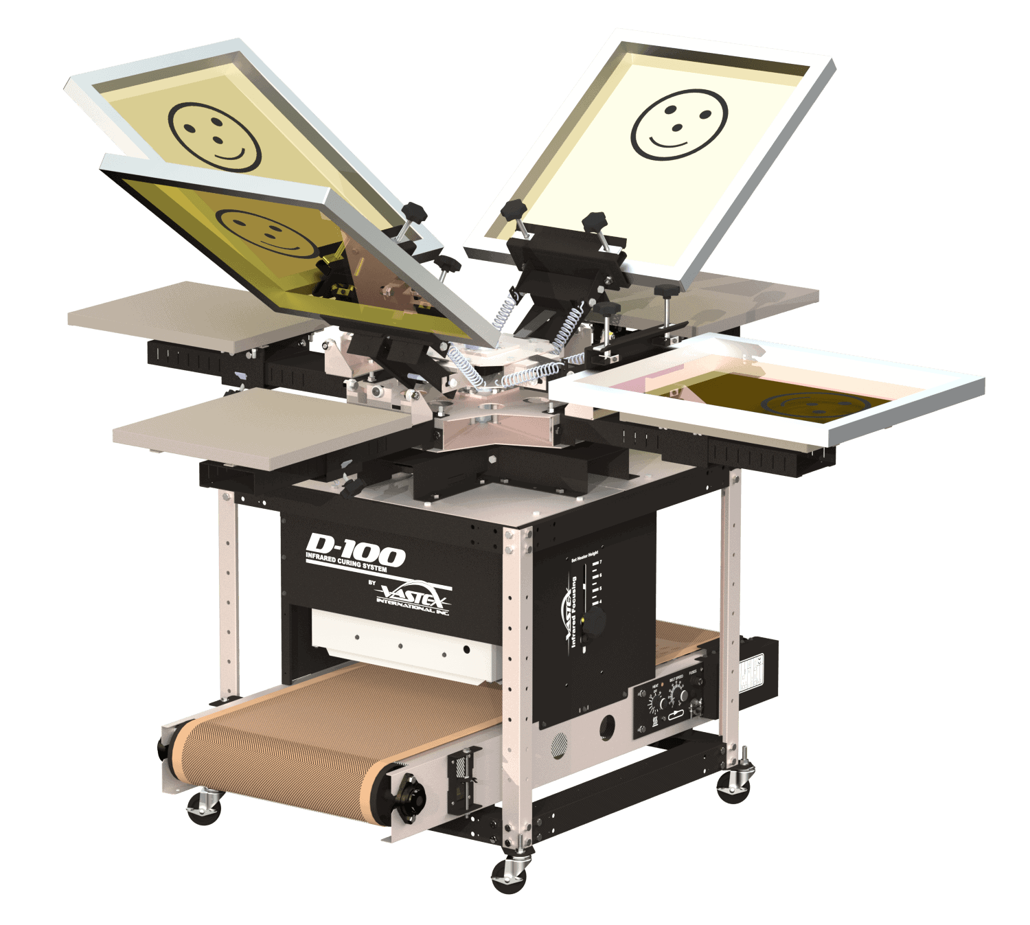 Vastex Live Printing Setup Mobile Cart