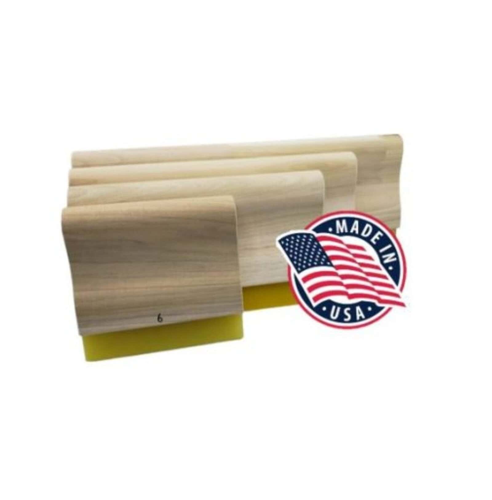 Nortech Wood Handle Squeegee with 70 Durometer Blade – Made in the USA