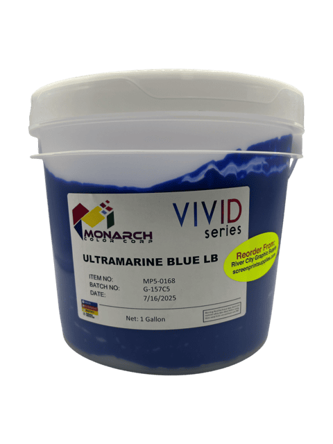 Monarch Vivid LB Ultramarine MP5-0168 Plastisol Ink – Soft and Creamy Screen Printing Ink