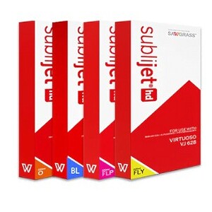 Sawgrass SubliJet HD VJ 628 Flex Ink Cartridges - O, B, FL-P, FL-Y