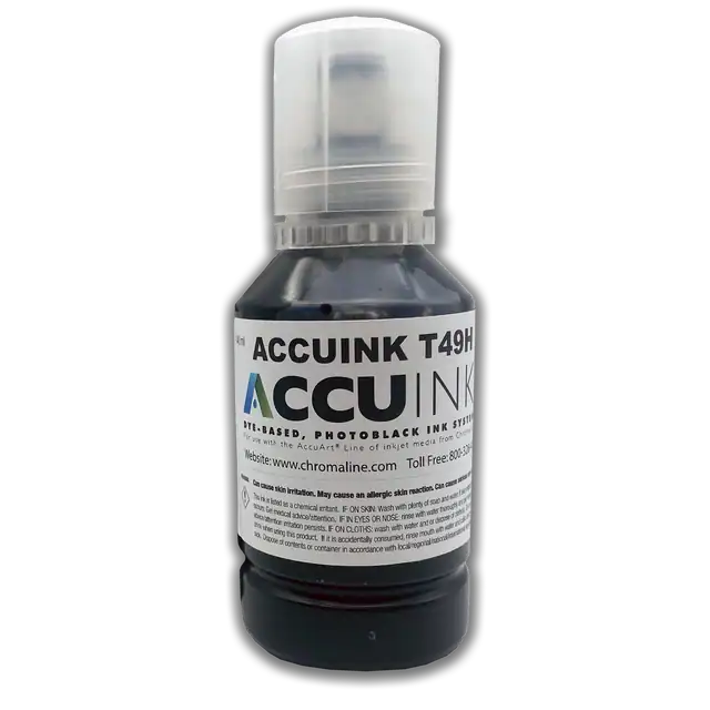 Chromaline AccuInk Epson Refillable Ink - Part Number T49H Chromaline AccuInk Epson Refillable Ink - Part Number T49H