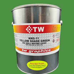 TW Graphics UV Single Pigment Mixing Colors – NXG-11 Yellow Shade Green
