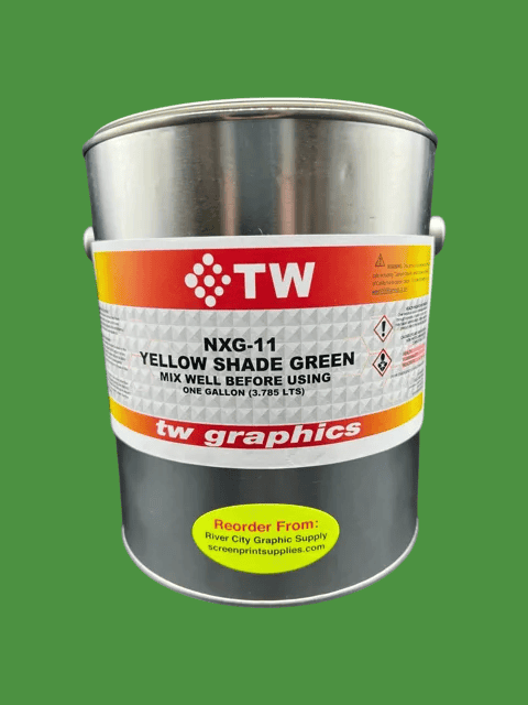 TW Graphics UV Single Pigment Mixing Colors – NXG-11 Yellow Shade Green