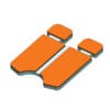 Action Engineering Stahls’ Dual Tag & Zipper Hoodie Combo Platen – 14.5x20 Hoodie & Neck Label Heat Press Platen