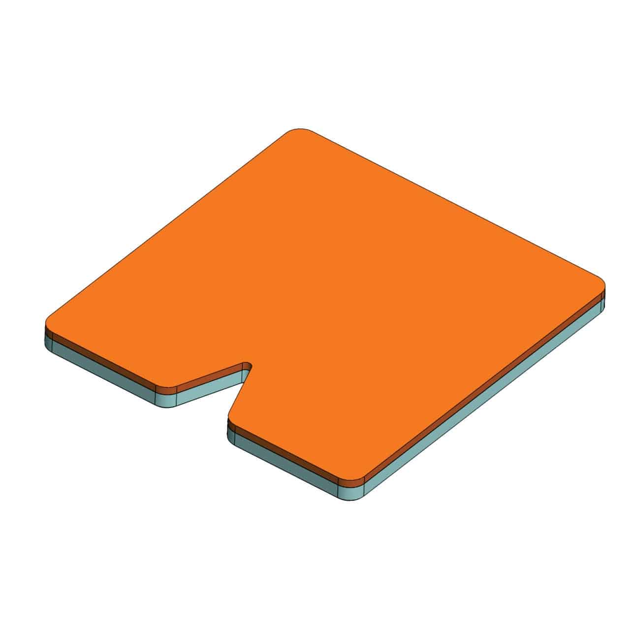 Action Engineering Stahls’ Butt Printing Platen – Heat Press Platen for Shorts & Back Garment Printing