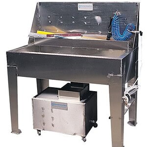 CCI SQ-1000 (Stainless & Poly) Squeegee Cleaner w/ Stainless Tank