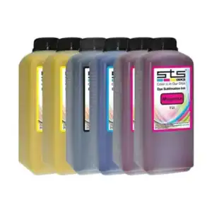 STS Inks Dye Sublimation Ink for Ricoh Printheads - 1 Liter Bottle