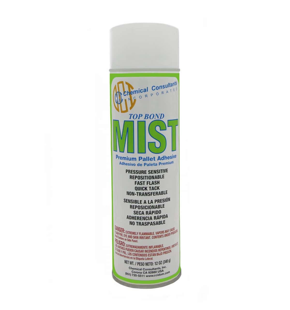 CCI Top Bond Mist Pallet Adhesive – Aerosol for Screen Printing & T-Shirt Production CCI Top Bond Mist Pallet Adhesive – Aerosol for Screen Printing & T-Shirt Production
