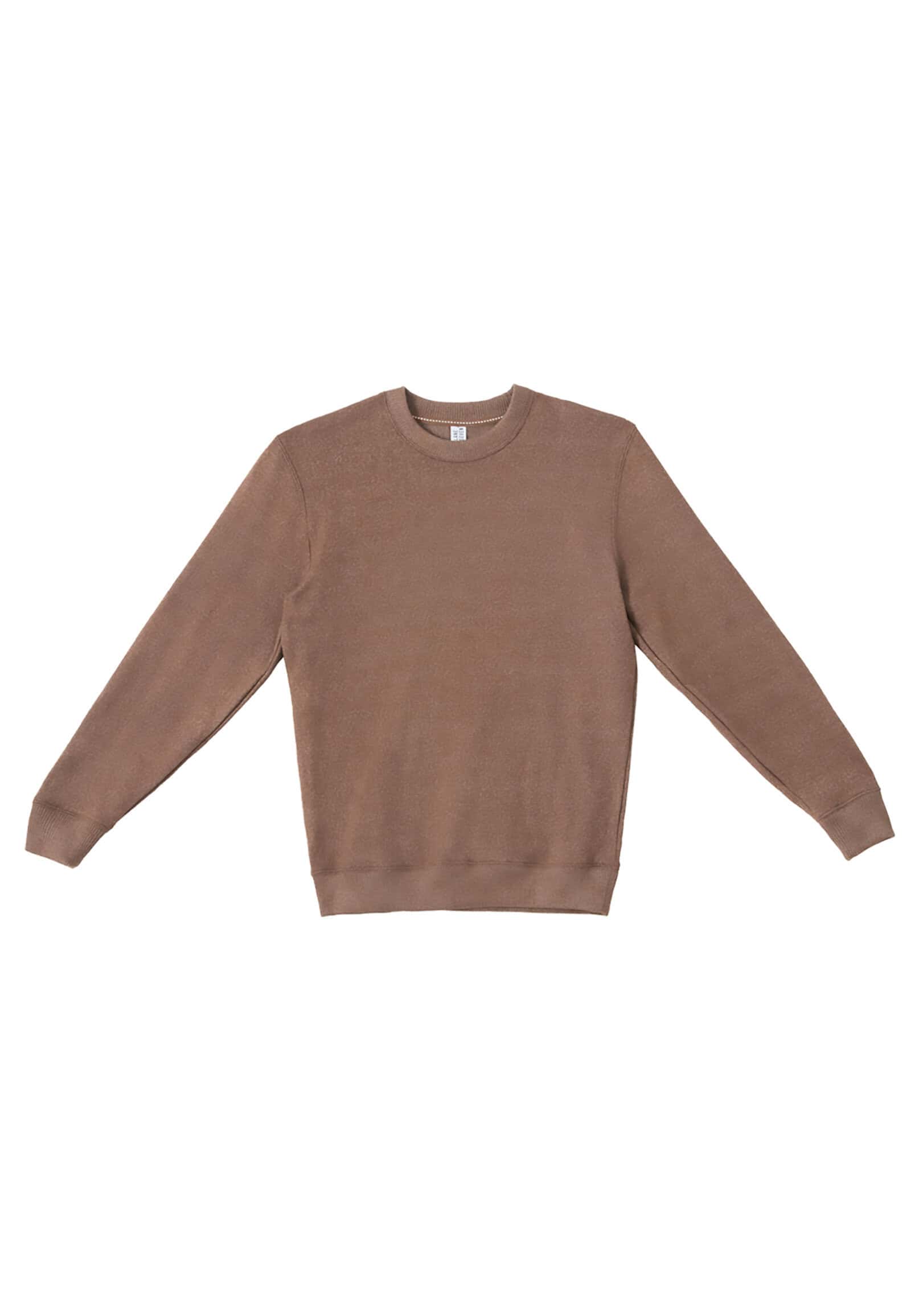 LS11004-Flat-Nantucket-Crewneck-Sweatshirt-Terra-Brown-Front