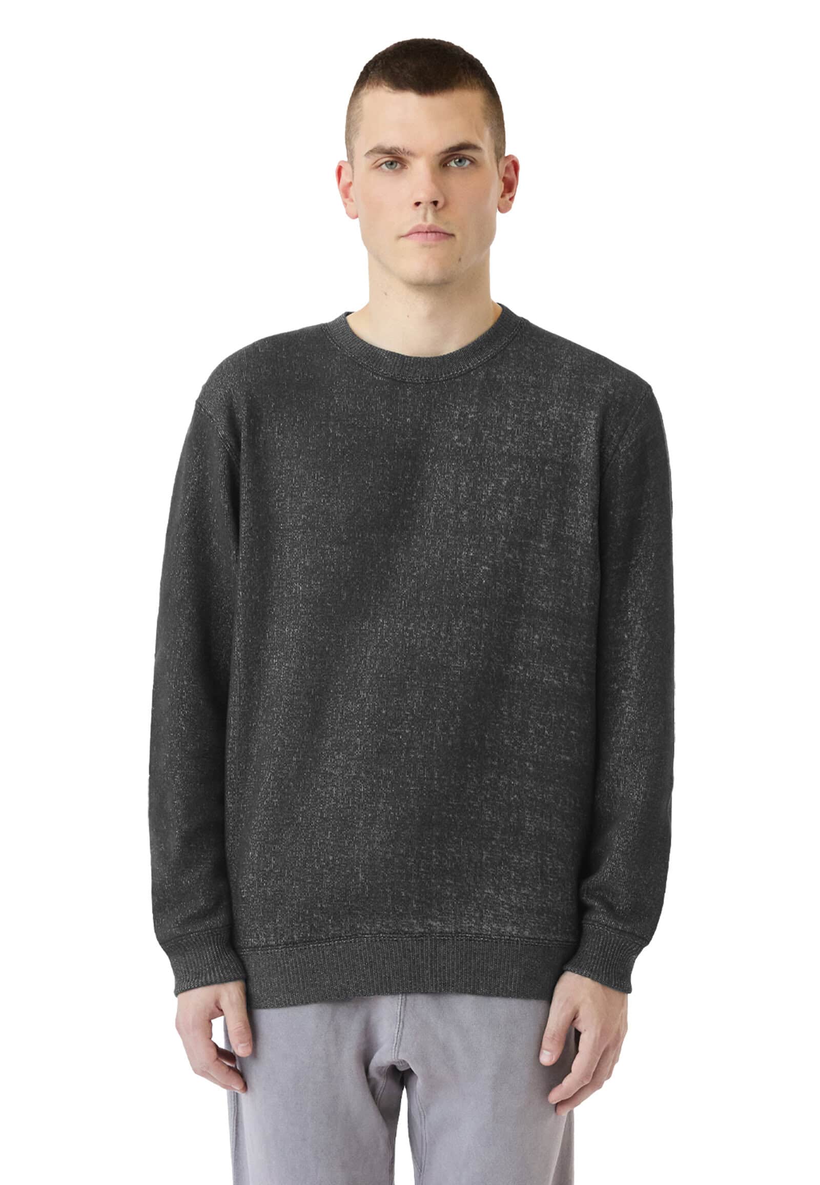 LS11004-M-Nantucket-Crewneck-Sweatshirt-Black-Front