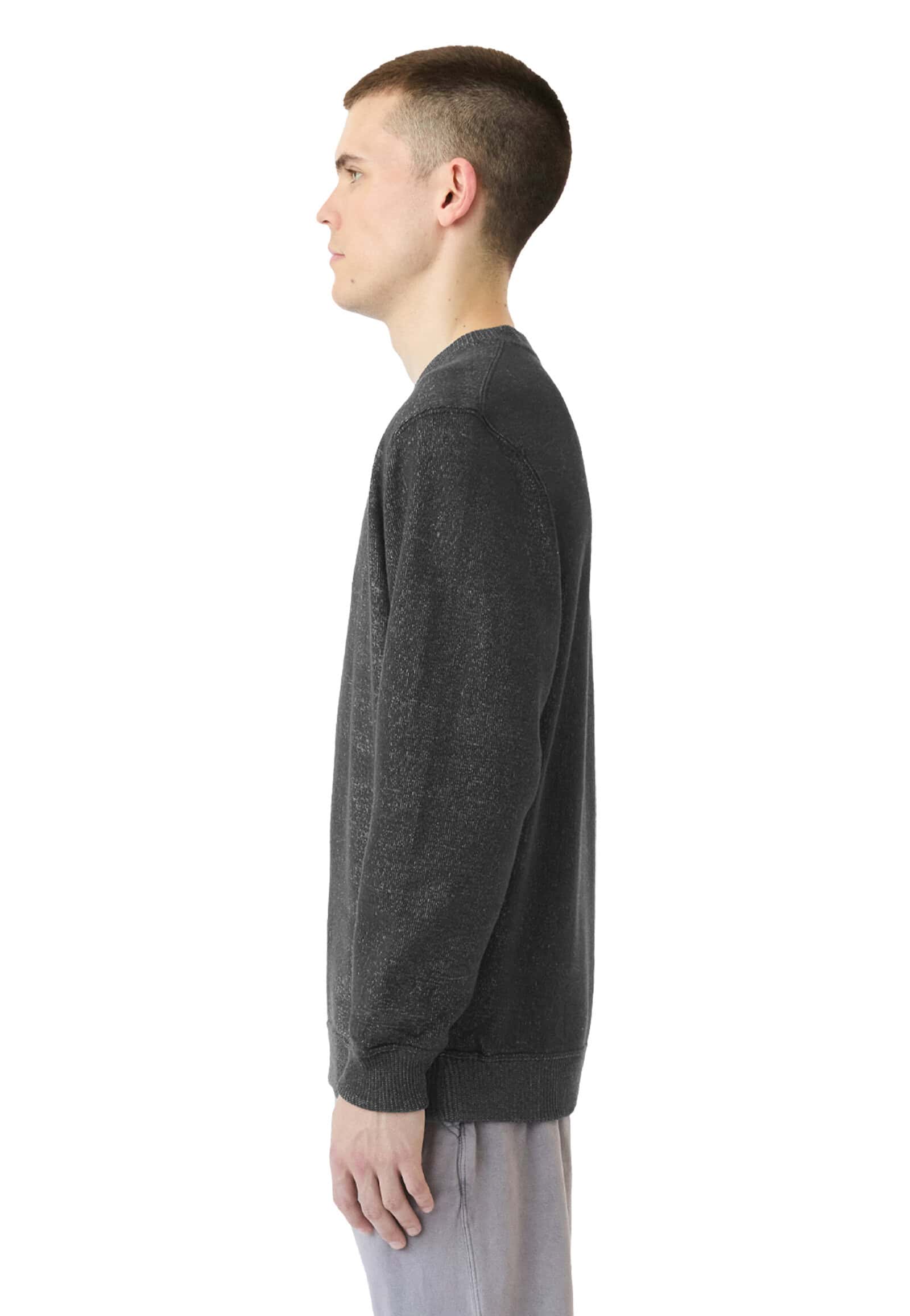 LS11004-M-Nantucket-Crewneck-Sweatshirt-Black-Side