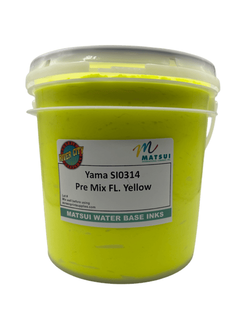 Matsui Pre Mix Silicone Ink SI0314 Flo Yellow