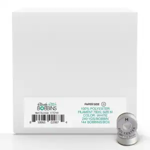 Steady Stitch Style M Paper Sides Polyester Prewound Bobbins