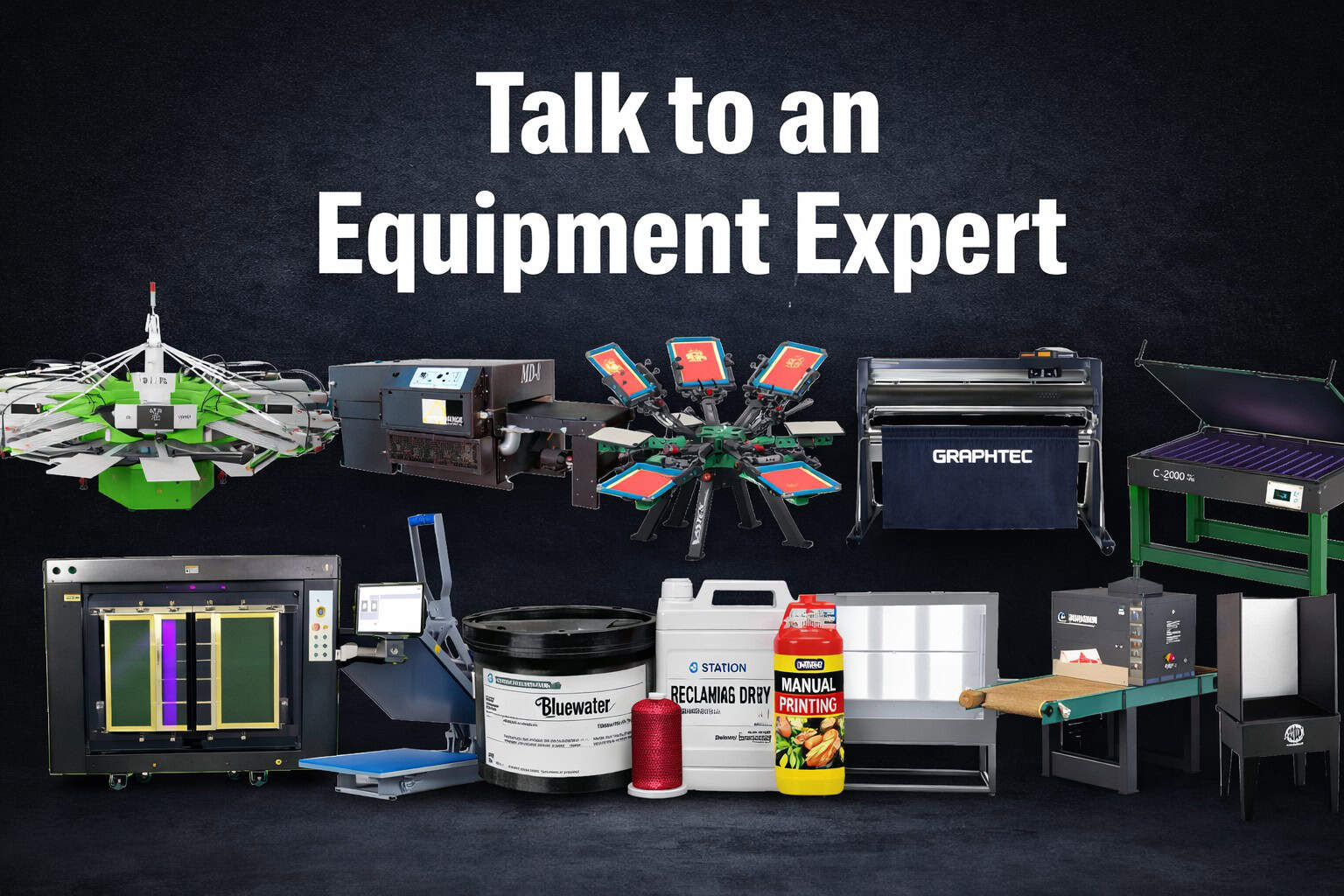 Talk to an equipment expert