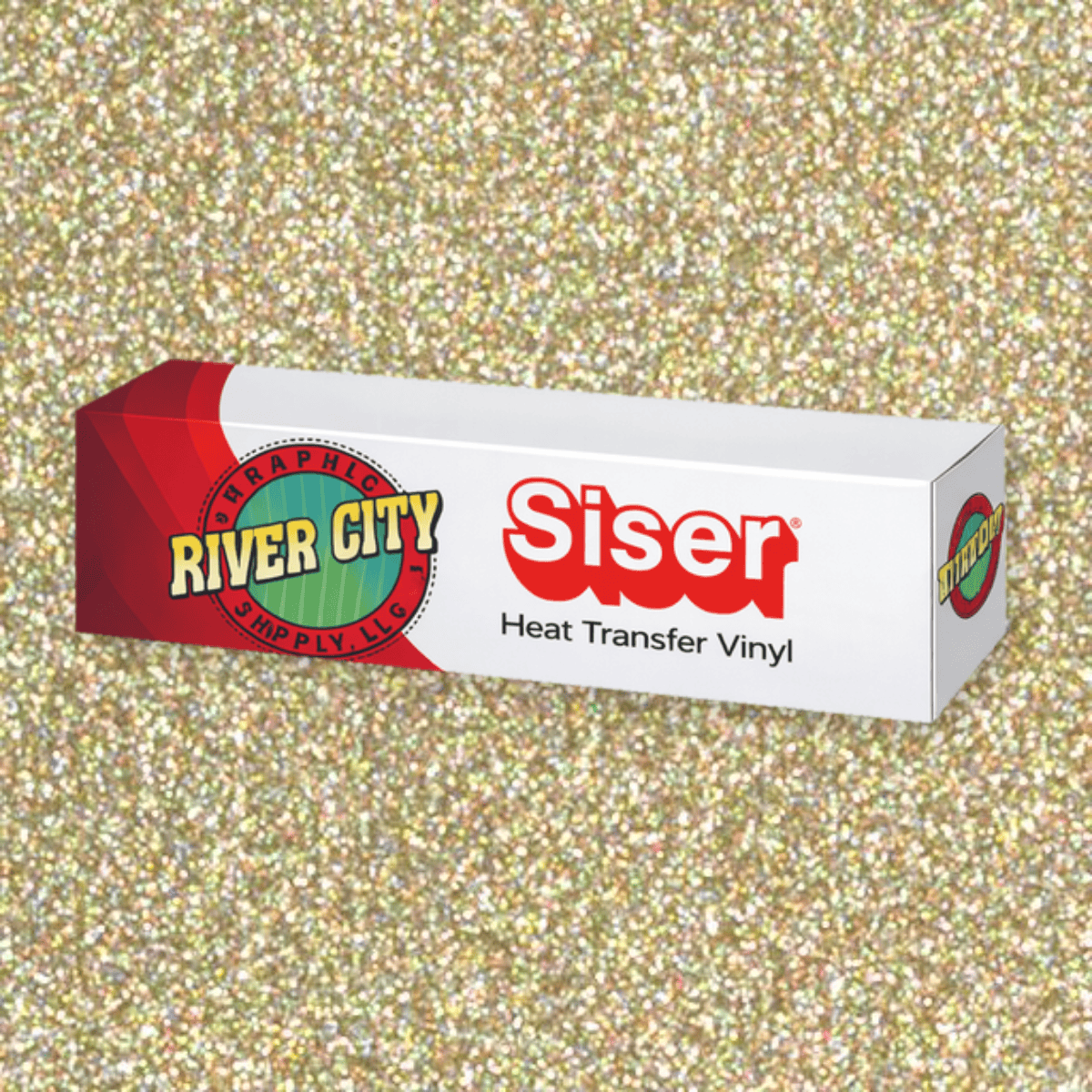 Siser 20 Gold Confetti Glitter Heat Transfer Vinyl