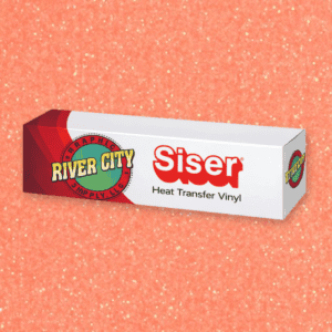 Siser 20 Neon Grapefruit Glitter Heat Transfer Vinyl